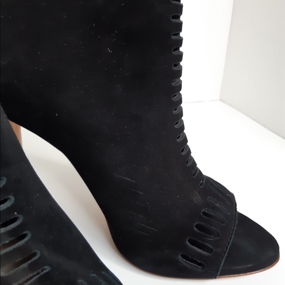 Loeffler Randall Cutout Peep-toe Boots - Picture 6 of 8